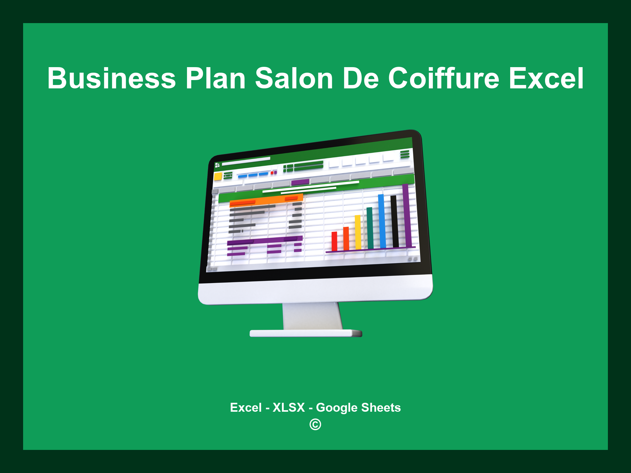 Business Plan Salon De Coiffure Excel