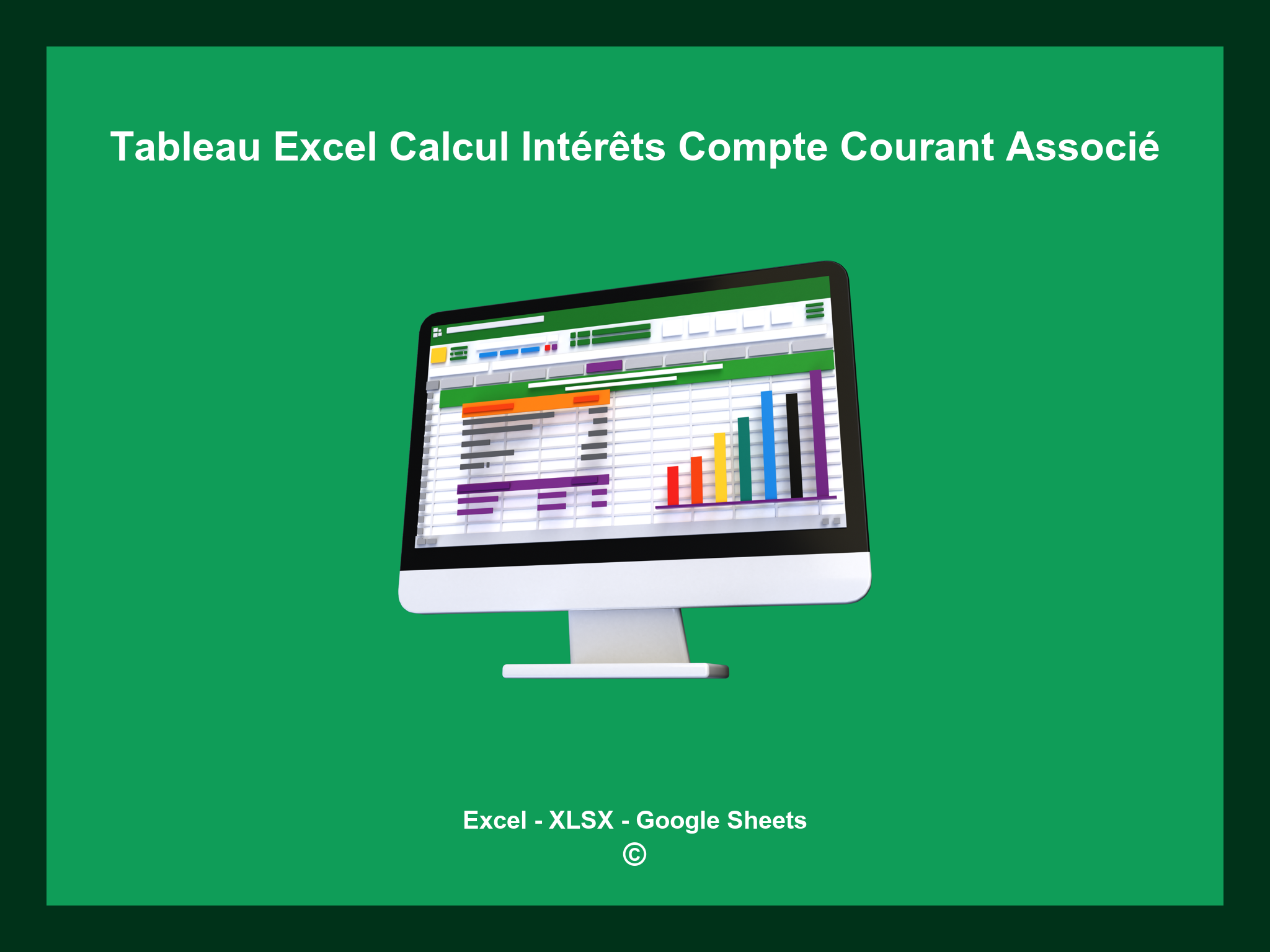 Tableau Excel Calcul Intérêts Compte Courant Associé